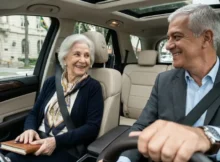 Acompanhante de Idosos Com Carro de Luxo